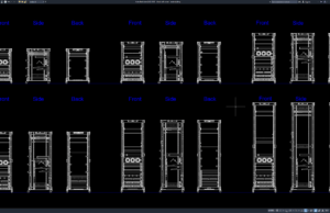 Download Block Set Rak Server DWG AutoCAD block rak server