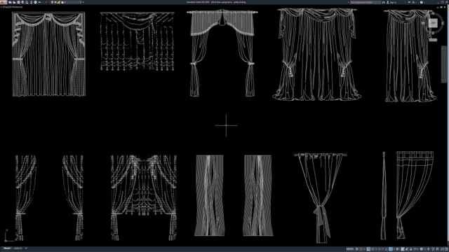 block tirai ruang tamu
