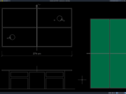 Download Desain Meja Ping Pong DWG AutoCAD meja ping pong