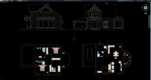 rumah balkon klasik 2 lantai