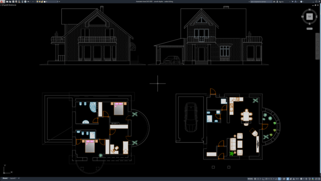 rumah balkon klasik 2 lantai