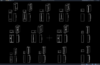 Download Block Kulkas Bagian 2 DWG AutoCAD block kulkas bagian 2