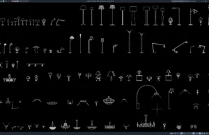 Download Block Lampu DWG AutoCAD block lampu