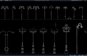 Download Block Lampu Jalan Bagian 2 DWG AutoCAD block lampu jalan bagian 2