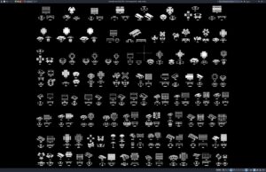 Download Block Meja Piknik DWG AutoCAD block meja piknik