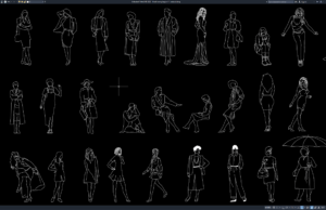 Download Block Orang Bagian 4 DWG AutoCAD block orang bagian 4