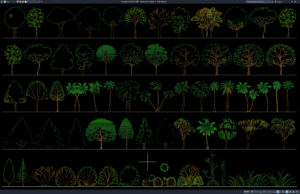 Download Block Pohon Bagian 1 DWG AutoCAD block pohon bagian 1