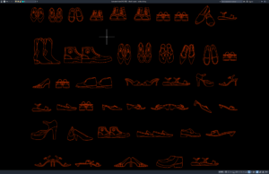 Download Block Sepatu DWG AutoCAD block sepatu