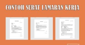 contoh surat lamaran kerja