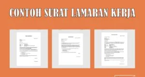 contoh surat lamaran kerja