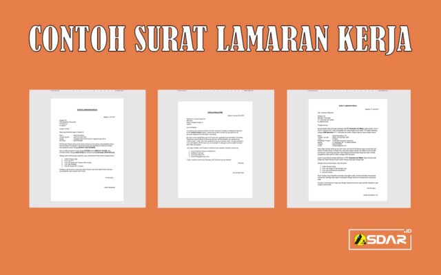 contoh surat lamaran kerja