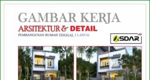 bestek rumah tinggal 2 lantai