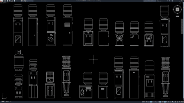 block dispenser galon