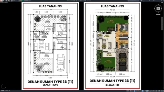denah type 36 k11 ditanah 93 denah type 36 k11 ditanah 93