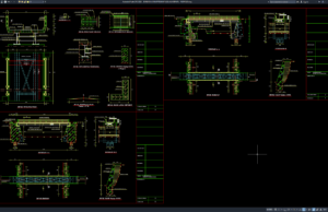 Download Gambar Jembatan Kabupaten IWF (Gelagar Baja) DWG AutoCAD jembatan kabupaten iwf (gelagar baja)
