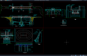 Download Gambar Jembatan PNPM Baja IWF DWG AutoCAD jembatan pnpm baja iwf