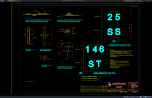Download Gambar Patok Hektometer DWG AutoCAD patok hektometer