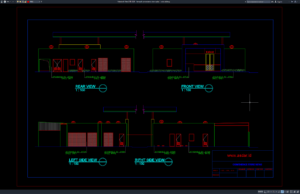 Download Gambar Tampak Convenience Store SPBU DWG AutoCAD tampak convenience store spbu