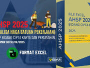 ahsp cipta karya tahun 2025 format excel