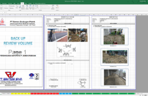 backup volume pembangunan kantor pt semen grobogan