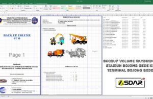 backup volume skybridge stasiun bojong gede ke terminal bojong gede