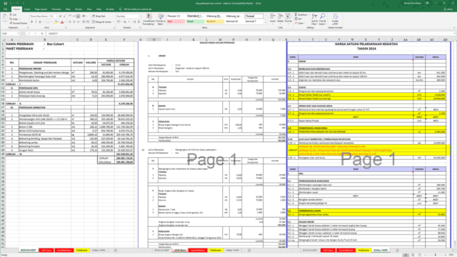 boq pekerjaan box culvert boq pekerjaan box culvert