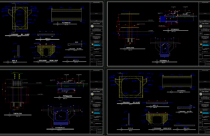 Download Gambar Desain Box Culvert BH 62 & 66 DWG AutoCAD box culvert bh 62 & 66