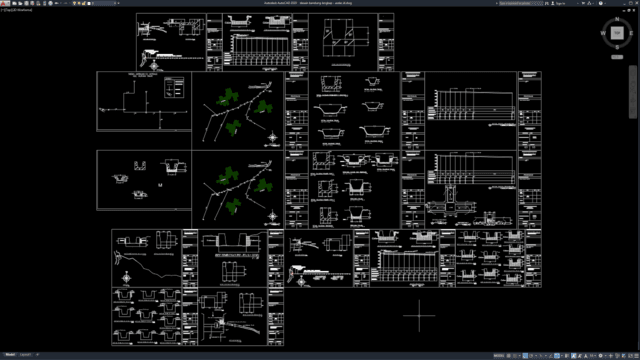 desain bendung lengkap