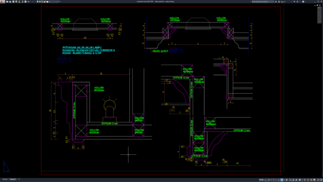 detail plafond detail plafond