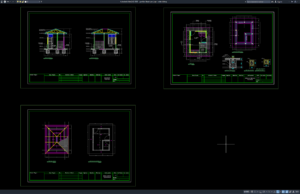 Download Gambar Desain Pos Jaga DWG AutoCAD gambar desain pos jaga