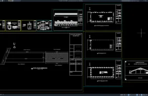 Download Gambar Gudang Rajutan untuk IMB DWG AutoCAD gudang rajutan untuk imb