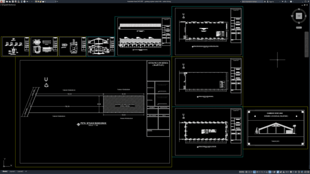 gudang rajutan untuk imb