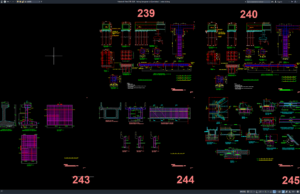 Download Gambar Talang Bangunan Air (Jembatan) DWG AutoCAD talang bangunan air (jembatan)