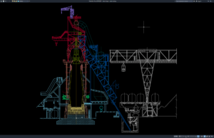 Download Gambar Tanur Tinggi DWG AutoCAD tanur tinggi