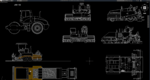 block alat berat untuk pengaspalan
