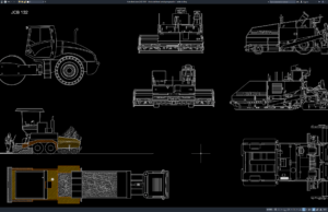 Download Block Alat Berat untuk Pengaspalan DWG AutoCAD block alat berat untuk pengaspalan