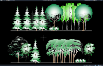 Download Block Hutan DWG AutoCAD block hutan