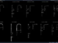 Download Block Keran Dapur DWG AutoCAD block keran dapur