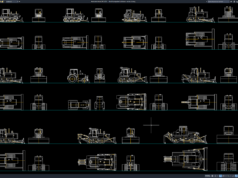 Download Block Kumpulan Bulldozer DWG AutoCAD block kumpulan bulldozer