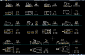 Download Block Kumpulan Bulldozer DWG AutoCAD block kumpulan bulldozer