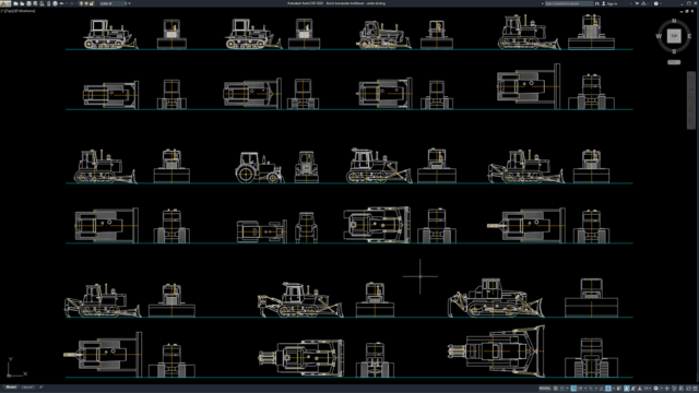 block kumpulan bulldozer