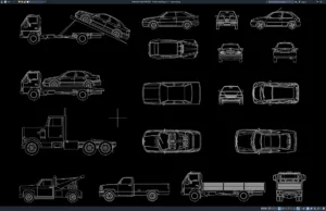 Download Block Mobil Bagian 1 DWG AutoCAD block mobil bagian 1