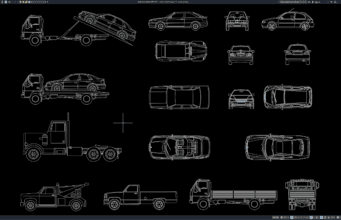 Download Block Mobil Bagian 1 DWG AutoCAD block mobil bagian 1