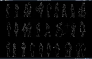 Download Block Orang Bagian 8 DWG AutoCAD block orang bagian 8