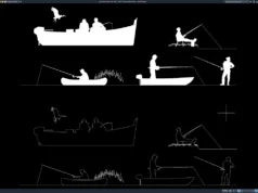 Download Block Orang Memancing DWG AutoCAD block orang memancing