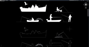 block orang memancing