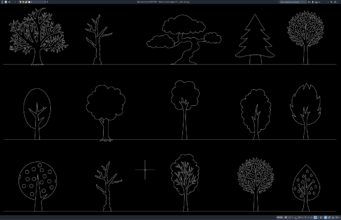 Download Block Pohon Bagian 10 DWG AutoCAD block pohon bagian 10