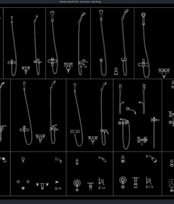 Download Block Shower DWG AutoCAD block shower