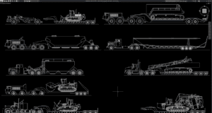 block truk pengangkut alat berat