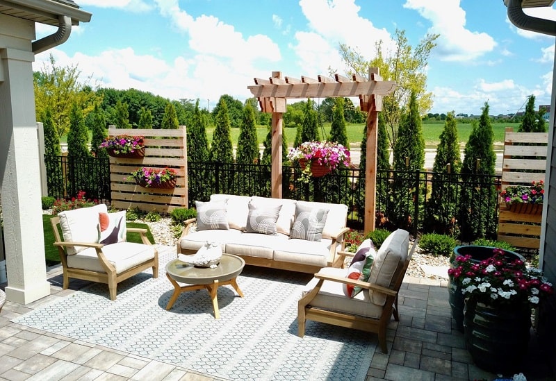 contoh model patio
